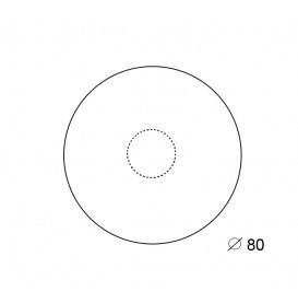 Rond blad 80 cm