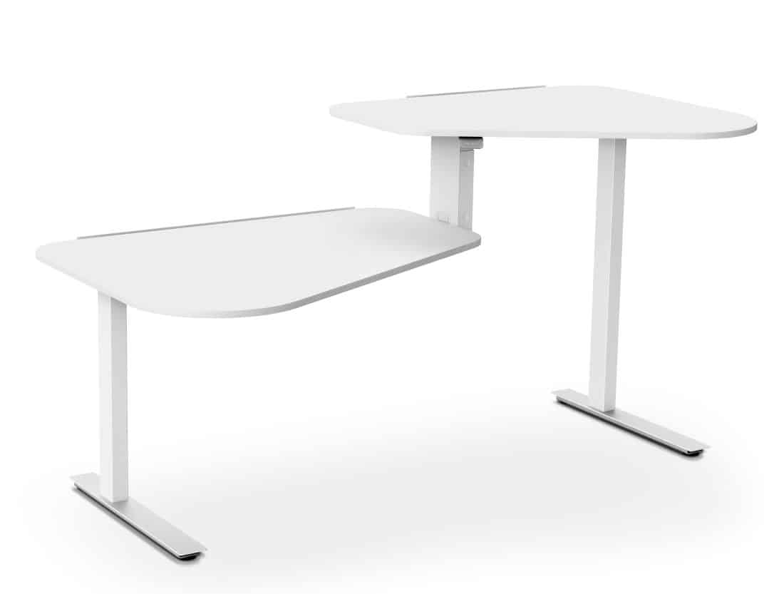 Aeris Active Office Desk Wit Hoge Tafel Rechts Aeris Active Office Desk Wit Hoge Tafel Rechts