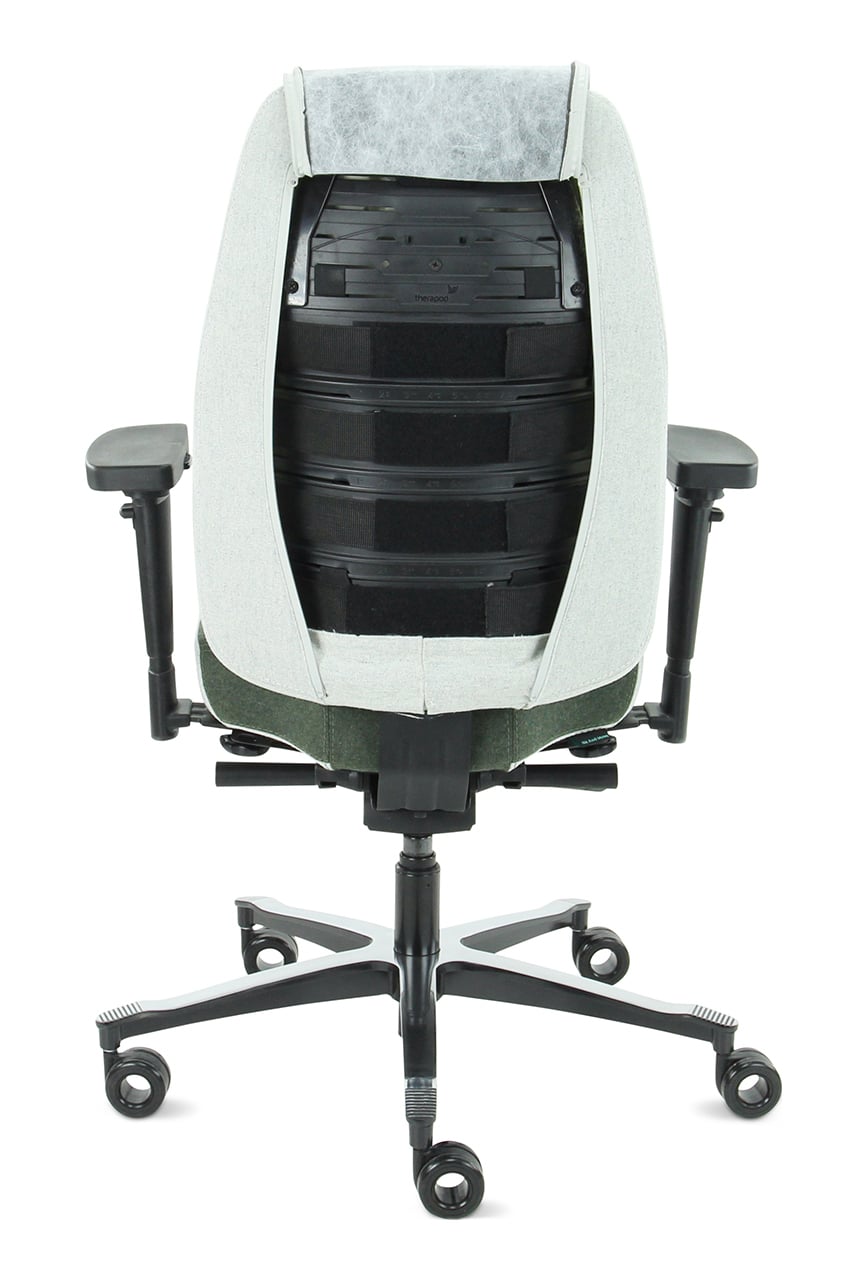 Bureaustoel Therapod X2 Hr Olive Ashgrey