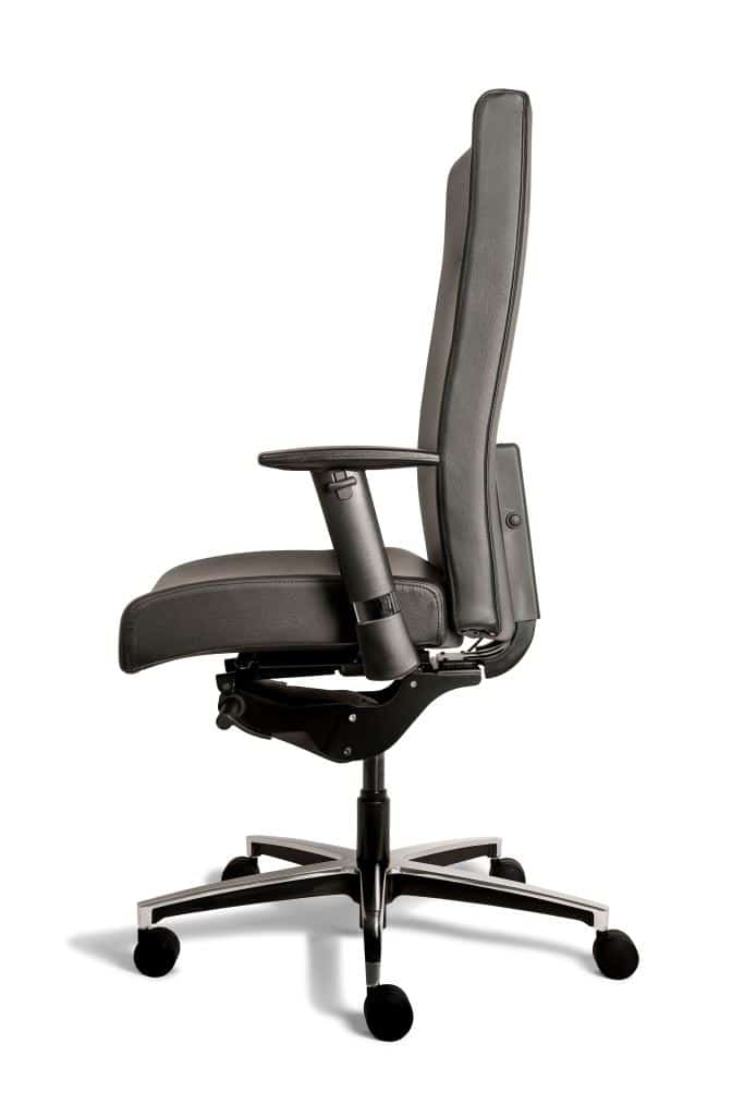 Bureaustoel Manager Xl Zwart Leer Bureaustoel Manager Xl Zwart Leer