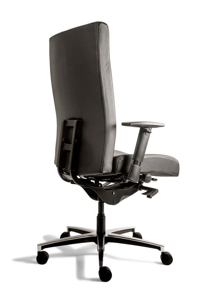 Bureaustoel Manager Xl Zwart Leer Bureaustoel Manager Xl Zwart Leer