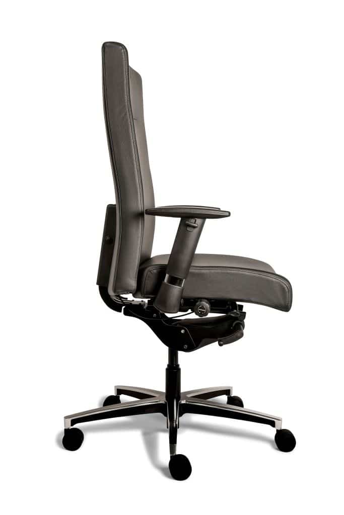Bureaustoel Manager Xl Zwart Leer Bureaustoel Manager Xl Zwart Leer