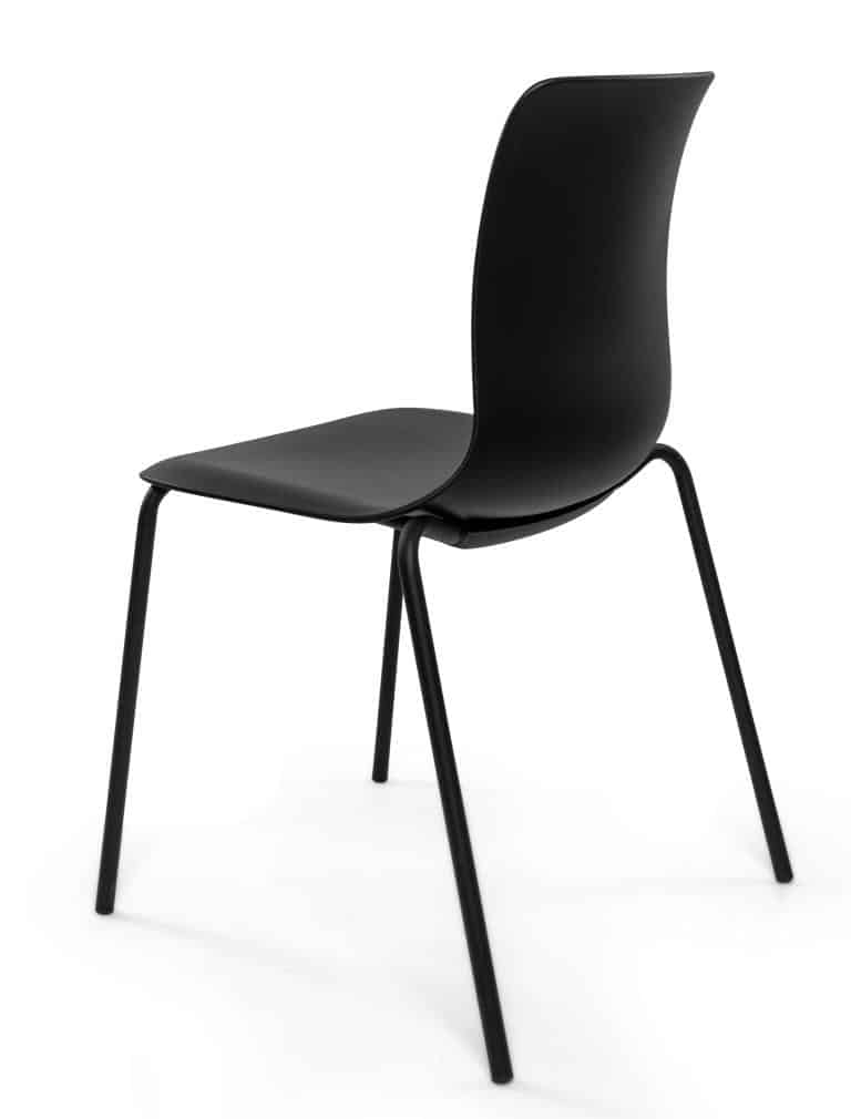 Kantinestoel Kane Basic Zwart Kantinestoel Kane Basic Zwart