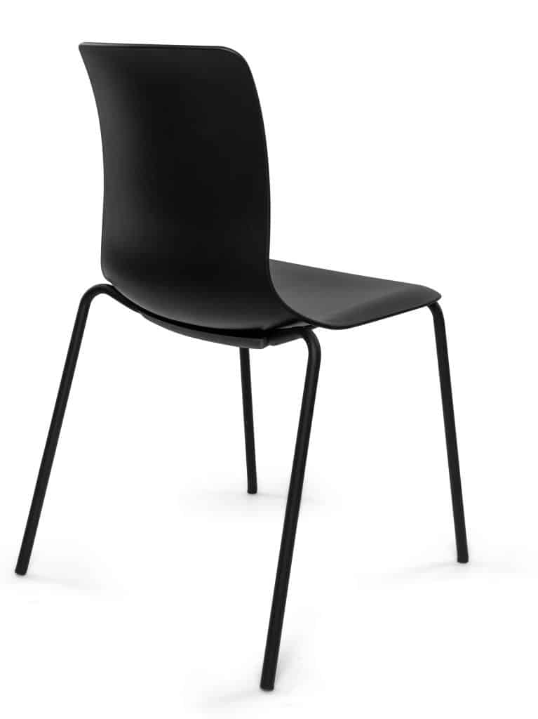 Kantinestoel Kane Basic Zwart Kantinestoel Kane Basic Zwart