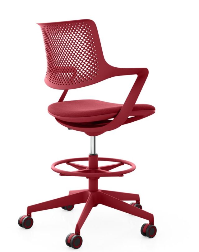 Loketstoel Ls V14 Rood Martin Ballendat Design